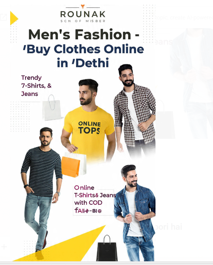 men's clothes online Delhi